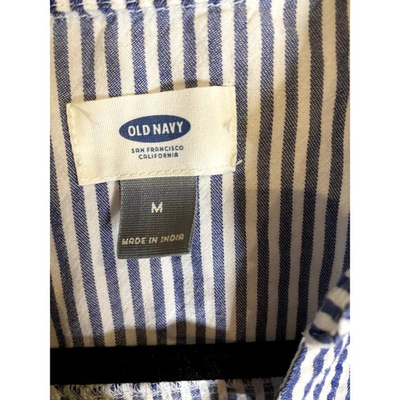 Women's Old Navy Blue Striped Top - Picture 5 of 6